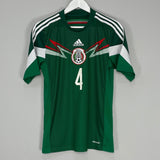 Shop 2013/15 MEXICO R.MARQUEZ #4 HOME SHIRT (S) ADIDAS, classic football shirts, vintage football shirts & retro soccer jerseys at Cult Kits