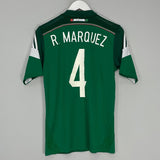 Shop 2013/15 MEXICO R.MARQUEZ #4 HOME SHIRT (S) ADIDAS, classic football shirts, vintage football shirts & retro soccer jerseys at Cult Kits