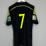 Shop 2013/15 SPAIN #7 AWAY SHIRT (M) ADIDAS, classic football shirts, vintage football shirts & retro soccer jerseys at Cult Kits