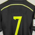 Shop 2013/15 SPAIN #7 AWAY SHIRT (M) ADIDAS, classic football shirts, vintage football shirts & retro soccer jerseys at Cult Kits