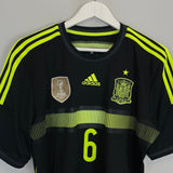 Shop 2013/15 SPAIN A.INIESTA #6 AWAY SHIRT (L) ADIDAS, classic football shirts, vintage football shirts & retro soccer jerseys at Cult Kits