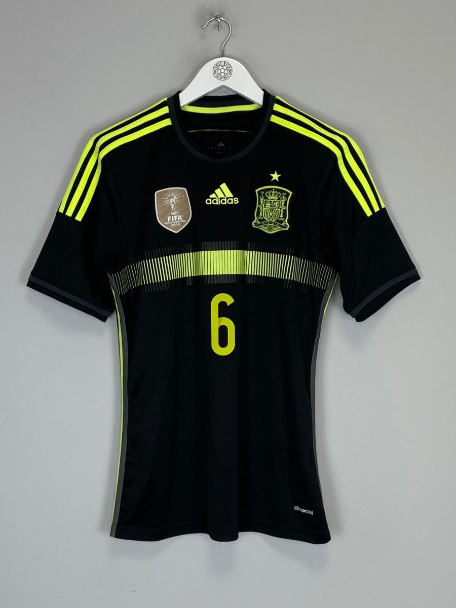 2013/15 SPAIN A.INIESTA 6 AWAY SHIRT (S) ADIDAS - Cult Kits - Small - Buy Vintage Football Shirts, Authentic Retro Football Shirts For Sale, Classic Football Shirts & Soccer Jersey
