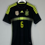 2013/15 SPAIN A.INIESTA 6 AWAY SHIRT (S) ADIDAS - Cult Kits - Small - Buy Vintage Football Shirts, Authentic Retro Football Shirts For Sale, Classic Football Shirts & Soccer Jersey