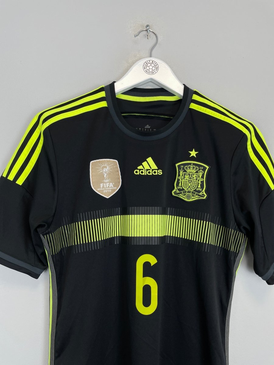 2013/15 SPAIN A.INIESTA 6 AWAY SHIRT (S) ADIDAS - Cult Kits - Small - Buy Vintage Football Shirts, Authentic Retro Football Shirts For Sale, Classic Football Shirts & Soccer Jersey