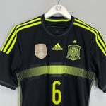 2013/15 SPAIN A.INIESTA 6 AWAY SHIRT (S) ADIDAS - Cult Kits - Small - Buy Vintage Football Shirts, Authentic Retro Football Shirts For Sale, Classic Football Shirts & Soccer Jersey