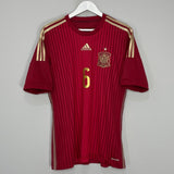 Shop 2013/15 SPAIN A.INIESTA #6 HOME SHIRT (M) ADIDAS, classic football shirts, vintage football shirts & retro soccer jerseys at Cult Kits