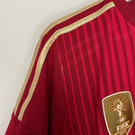 Shop 2013/15 SPAIN A.INIESTA #6 HOME SHIRT (M) ADIDAS, classic football shirts, vintage football shirts & retro soccer jerseys at Cult Kits