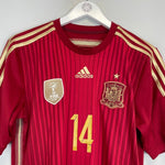 2013/15 SPAIN ALONSO 14 HOME SHIRT (M) ADIDAS - Cult Kits - Medium - Buy Vintage Football Shirts, Authentic Retro Football Shirts For Sale, Classic Football Shirts & Soccer Jersey