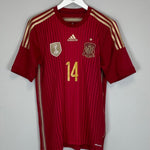 2013/15 SPAIN ALONSO 14 HOME SHIRT (M) ADIDAS - Cult Kits - Medium - Buy Vintage Football Shirts, Authentic Retro Football Shirts For Sale, Classic Football Shirts & Soccer Jersey