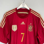 2013/15 SPAIN DAVID VILLA 7 HOME SHIRT (XL) ADIDAS - Cult Kits - XL - Buy Vintage Football Shirts, Authentic Retro Football Shirts For Sale, Classic Football Shirts & Soccer Jersey