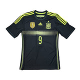 Buy 2013/15 Spain Torres 9 Away Shirt (M) Adidas ~ Free worldwide shipping ~ Authentic Vintage Football Shirts from Cult Kits