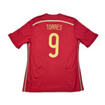 Buy 2013/15 Spain Torres 9 Home Shirt (L) Adidas ~ Free worldwide shipping ~ Authentic Vintage Football Shirts from Cult Kits