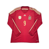 Buy 2013/15 Spain Torres 9 L/S Home Shirt (L) Adidas ~ Free worldwide shipping ~ Authentic Vintage Football Shirts from Cult Kits