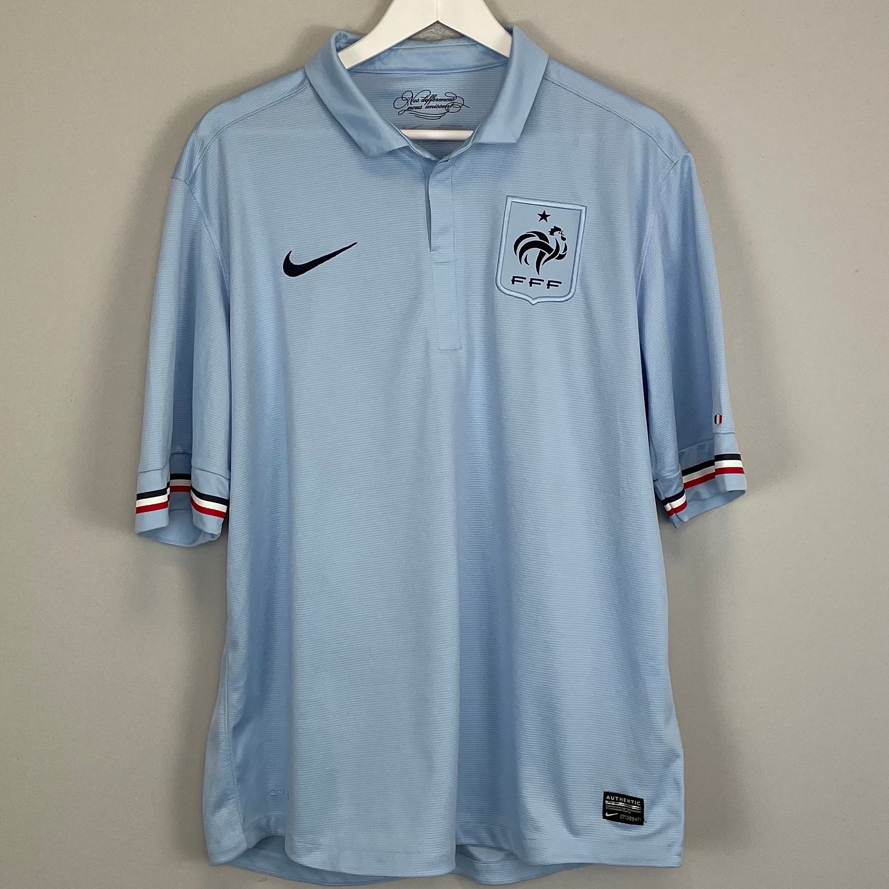 Shop 2013/14 FRANCE THIRD SHIRT (XL) NIKE, classic football shirts, vintage football shirts & retro soccer jerseys at Cult Kits