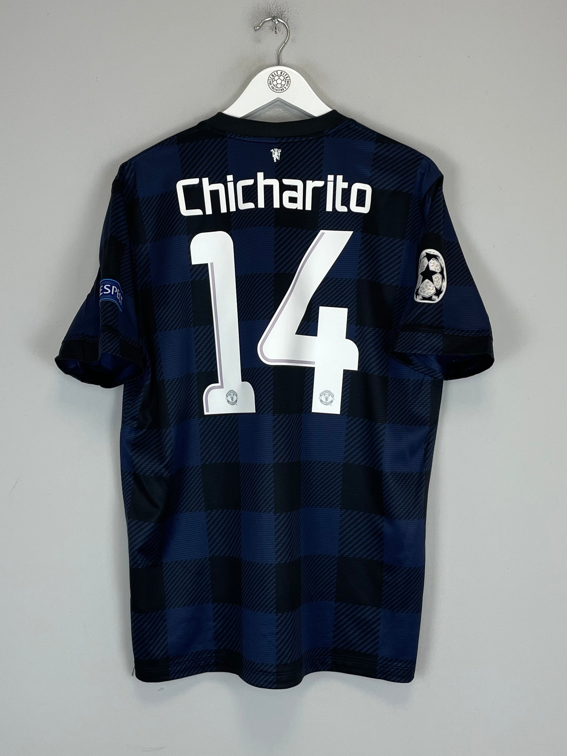 2013/14 MANCHESTER UNITED CHICHARITO #14 C/L AWAY SHIRT (L) NIKE