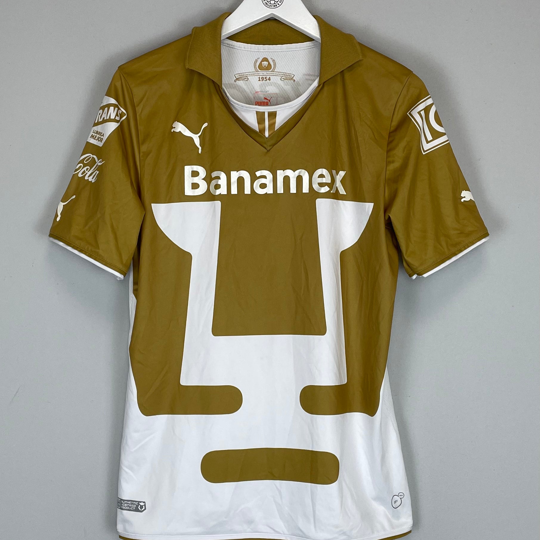 Shop 2013/14 UNAM PUMAS HOME SHIRT (M) PUMA, classic football shirts, vintage football shirts & retro soccer jerseys at Cult Kits