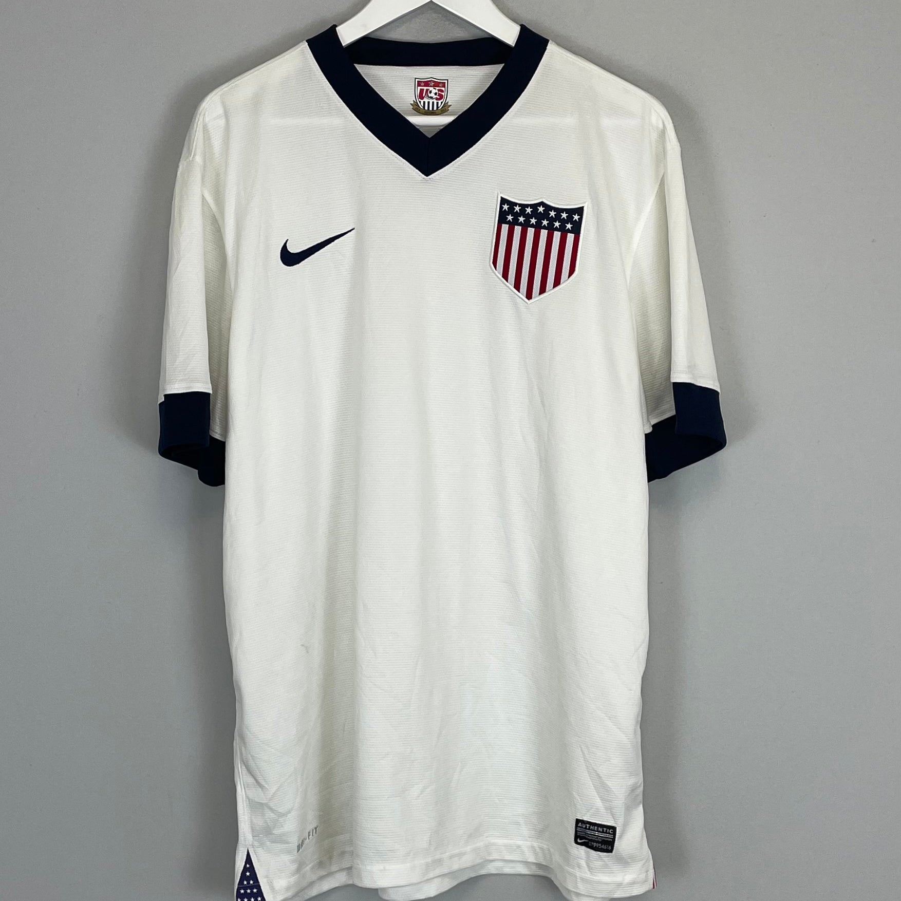 Shop 2013 USA CENTENARY HOME SHIRT (XL) NIKE, classic football shirts, vintage football shirts & retro soccer jerseys at Cult Kits