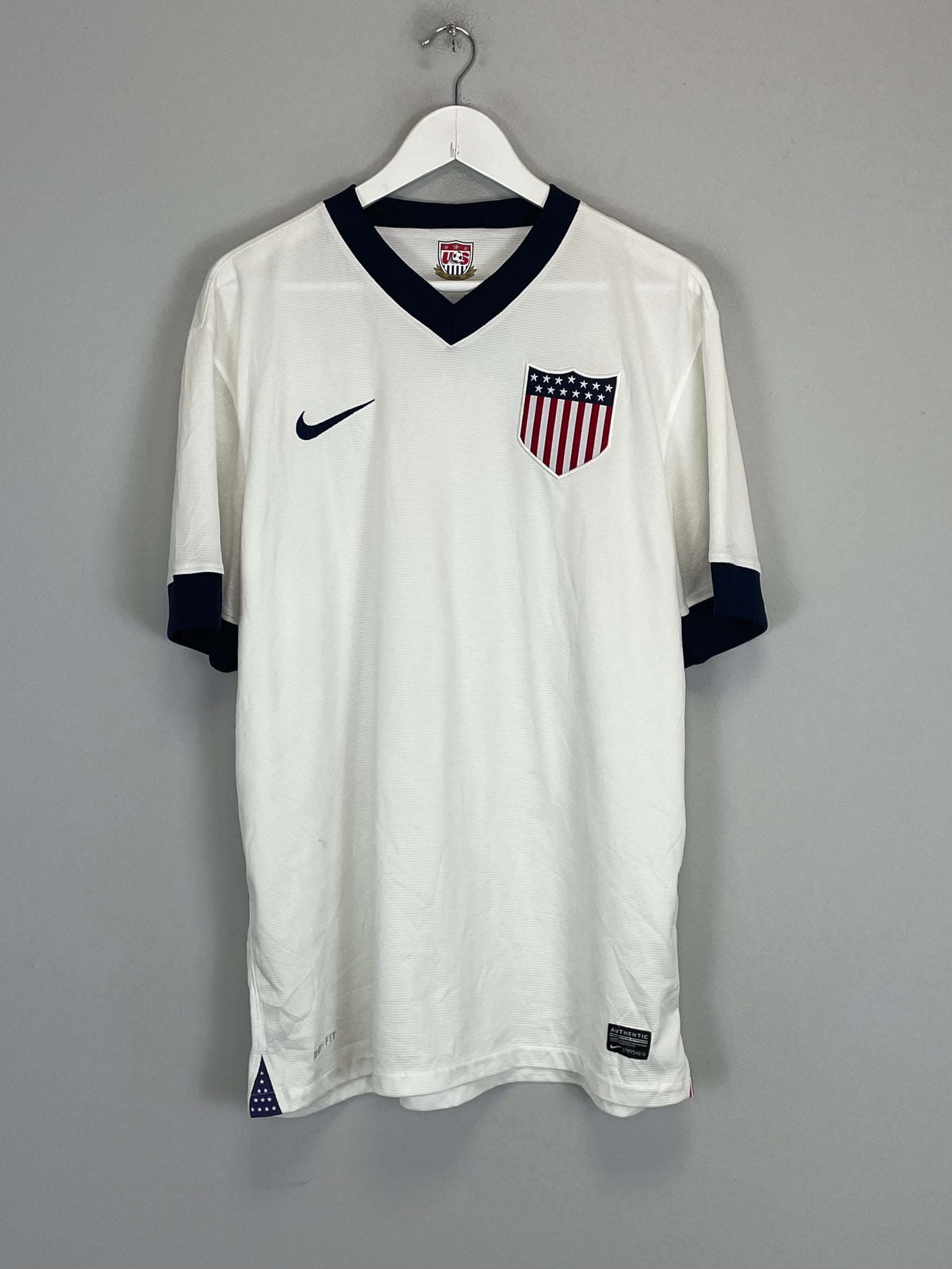 Shop 2013 USA CENTENARY HOME SHIRT (XL) NIKE, classic football shirts, vintage football shirts & retro soccer jerseys at Cult Kits