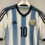 2014 ARGENTINA MESSI 10 HOME SHIRT (S) ADIDAS - Cult Kits - Small - Buy Vintage Football Shirts, Authentic Retro Football Shirts For Sale, Classic Football Shirts & Soccer Jersey