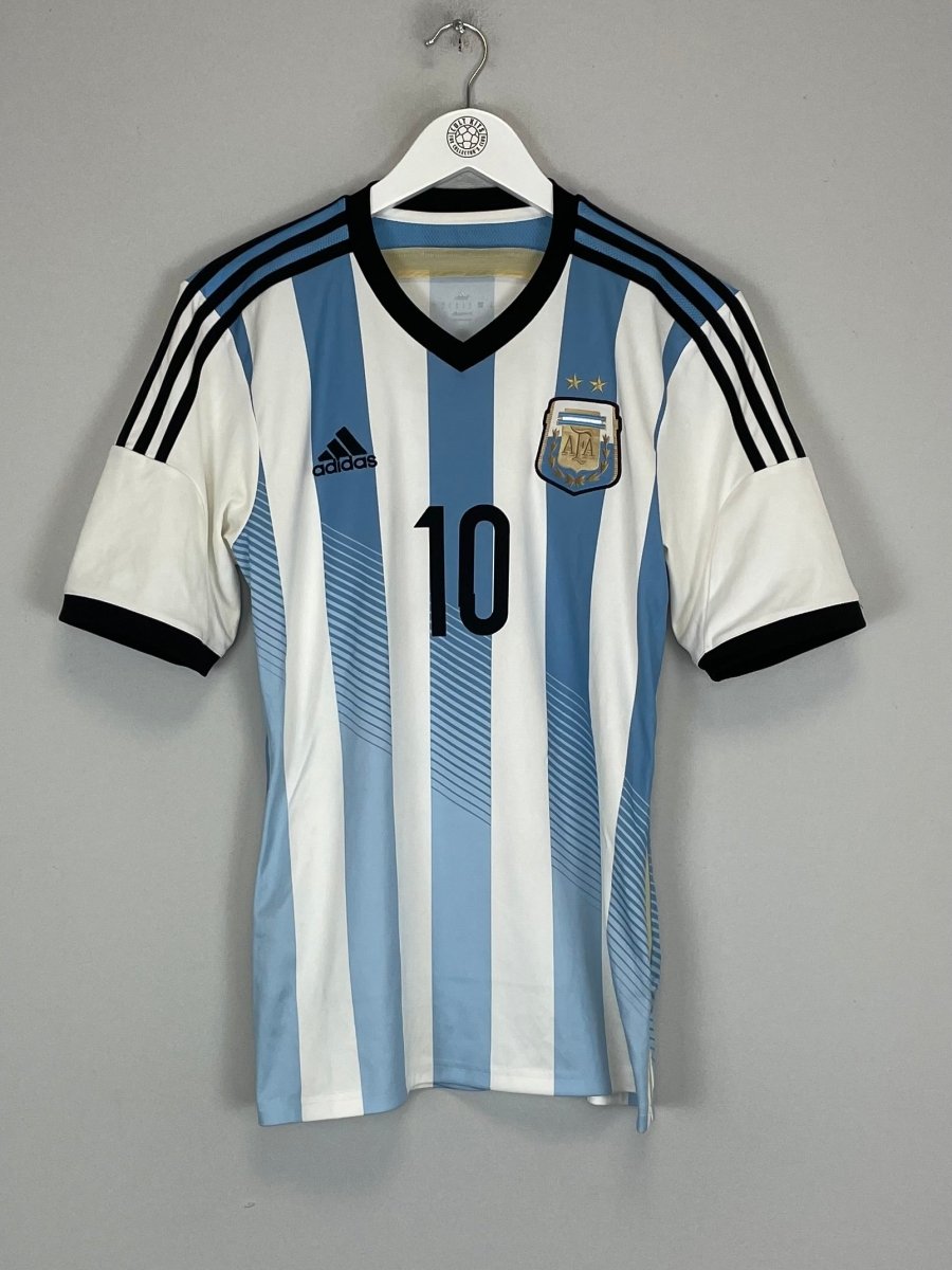 2014 ARGENTINA MESSI 10 HOME SHIRT (S) ADIDAS - Cult Kits - Small - Buy Vintage Football Shirts, Authentic Retro Football Shirts For Sale, Classic Football Shirts & Soccer Jersey