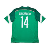 Buy 2014 Mexico Chicharito 14 Home Shirt (L) Adidas ~ Free worldwide shipping ~ Authentic Vintage Football Shirts from Cult Kits
