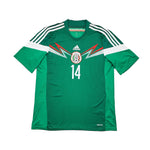 Buy 2014 Mexico Chicharito 14 Home Shirt (L) Adidas ~ Free worldwide shipping ~ Authentic Vintage Football Shirts from Cult Kits