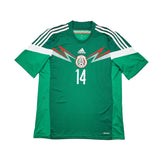 Buy 2014 Mexico Chicharito 14 Home Shirt (L) Adidas ~ Free worldwide shipping ~ Authentic Vintage Football Shirts from Cult Kits