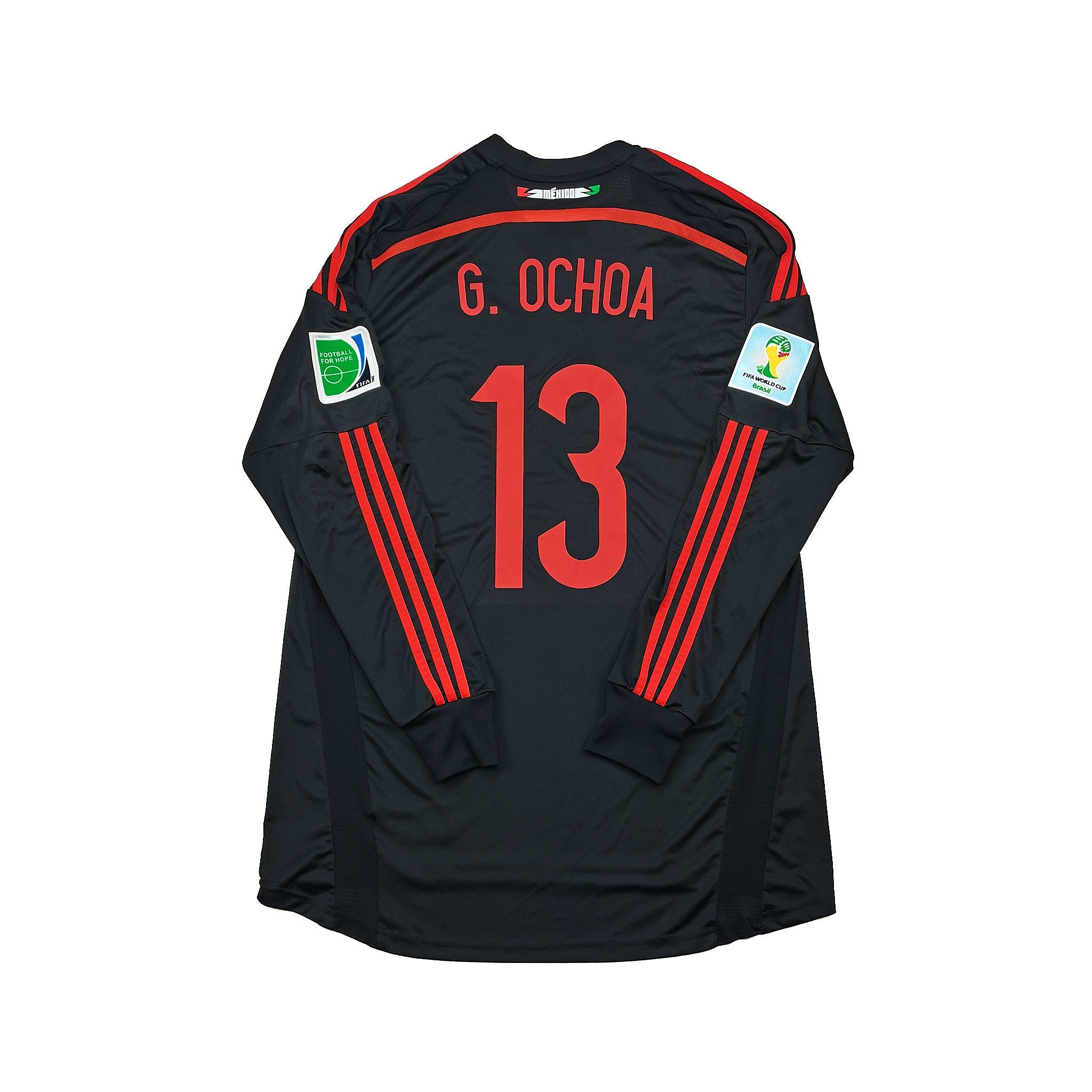 Buy 2014 Mexico G.Ochoa 13 GK Shirt (XL) Adidas ~ Free worldwide shipping available ~ Authentic Vintage Football Shirts from Cult Kits