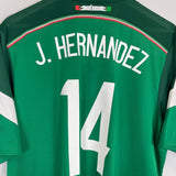Shop 2014 MEXICO J.HERNANDEZ #14 HOME SHIRT (XL) ADIDAS, classic football shirts, vintage football shirts & retro soccer jerseys at Cult Kits