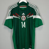 Shop 2014 MEXICO J.HERNANDEZ #14 HOME SHIRT (XL) ADIDAS, classic football shirts, vintage football shirts & retro soccer jerseys at Cult Kits