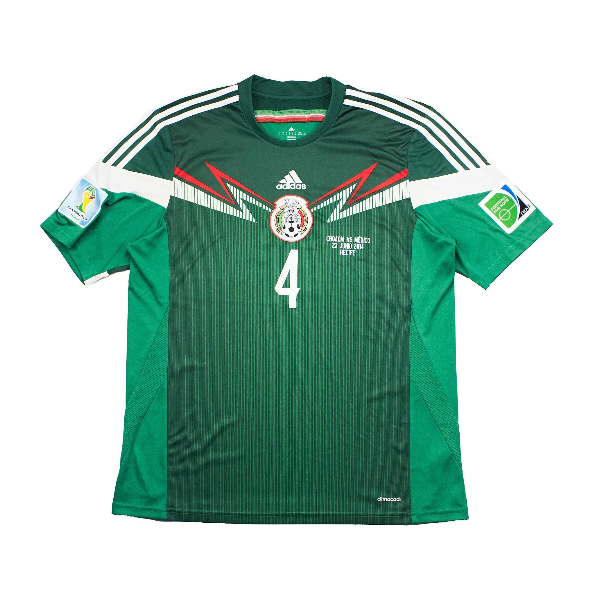 2014 Mexico Adidas football shirt - view 1 - Cult Kits