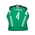 Buy 2014 Mexico R.Marquez 4 *BNWT* L/S Home Shirt (L) Adidas ~ Free worldwide shipping ~ Authentic Vintage Football Shirts from Cult Kits