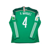 Buy 2014 Mexico R.Marquez 4 *BNWT* L/S Home Shirt (L) Adidas ~ Free worldwide shipping ~ Authentic Vintage Football Shirts from Cult Kits
