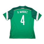 Buy 2014 Mexico R.Marquez 4 Home Shirt (XL) Adidas ~ Free worldwide shipping available ~ Authentic Vintage Football Shirts from Cult Kits