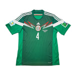 Buy 2014 Mexico R.Marquez 4 Home Shirt (XL) Adidas ~ Free worldwide shipping available ~ Authentic Vintage Football Shirts from Cult Kits