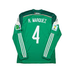 Buy 2014 Mexico R.Marquez 4 L/S Home Shirt (M) Adidas ~ Free worldwide shipping available ~ Authentic Vintage Football Shirts from Cult Kits