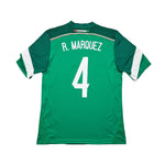Buy 2014 Mexico R.Marquez 4 *Squad Signed* Home Shirt (M) Adidas ~ Free worldwide shipping ~ Authentic Vintage Football Shirts from Cult Kits
