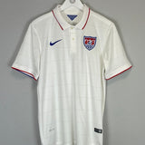 2014 USA HOME SHIRT (M) NIKE - Cult Kits - Medium - Buy Vintage Football Shirts, Authentic Retro Football Shirts For Sale, Classic Football Shirts & Soccer Jersey