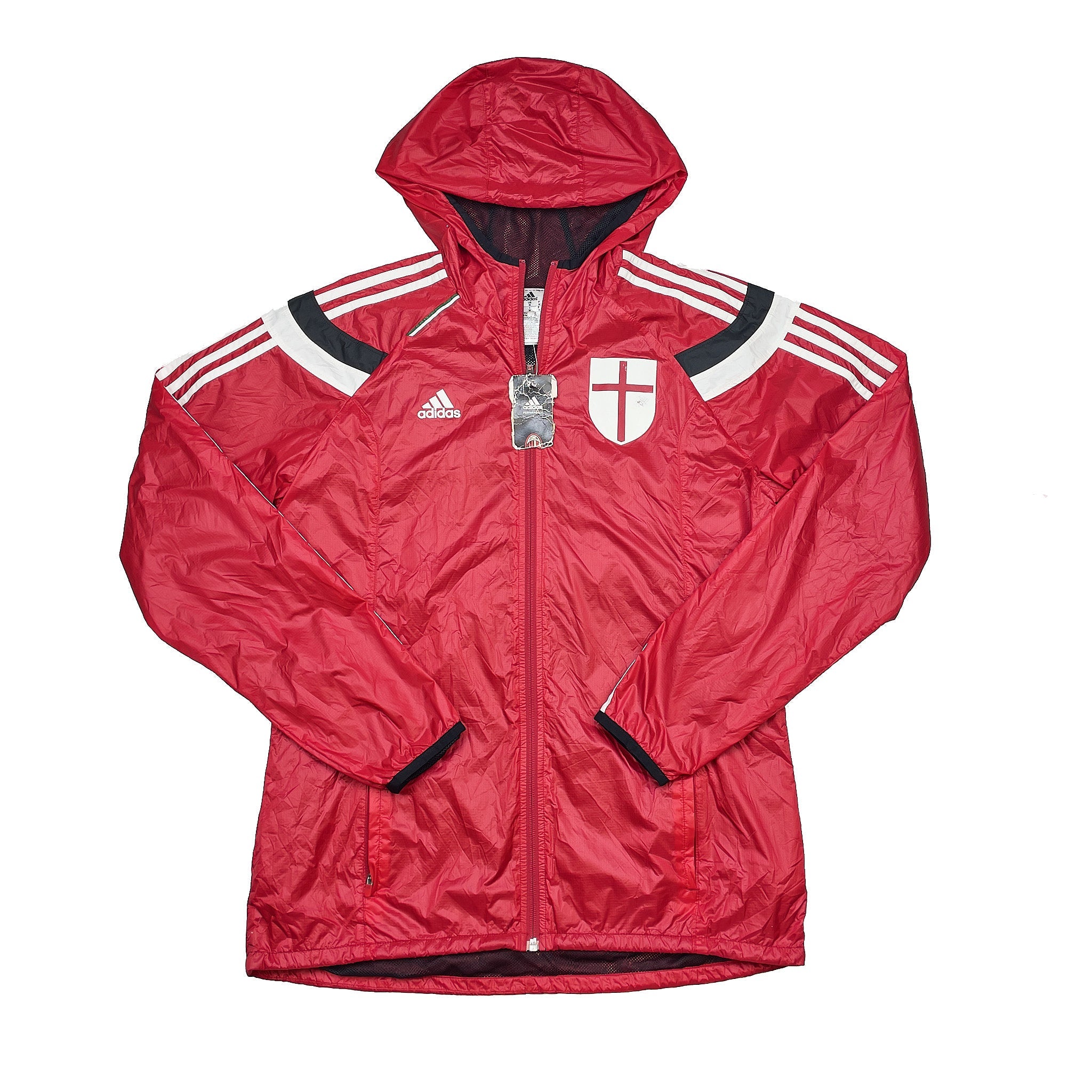 Buy 2014/15 AC Milan *BNWT* Windbreaker (M) Adidas ~ Free worldwide shipping ~ Authentic Vintage Football Shirts from Cult Kits