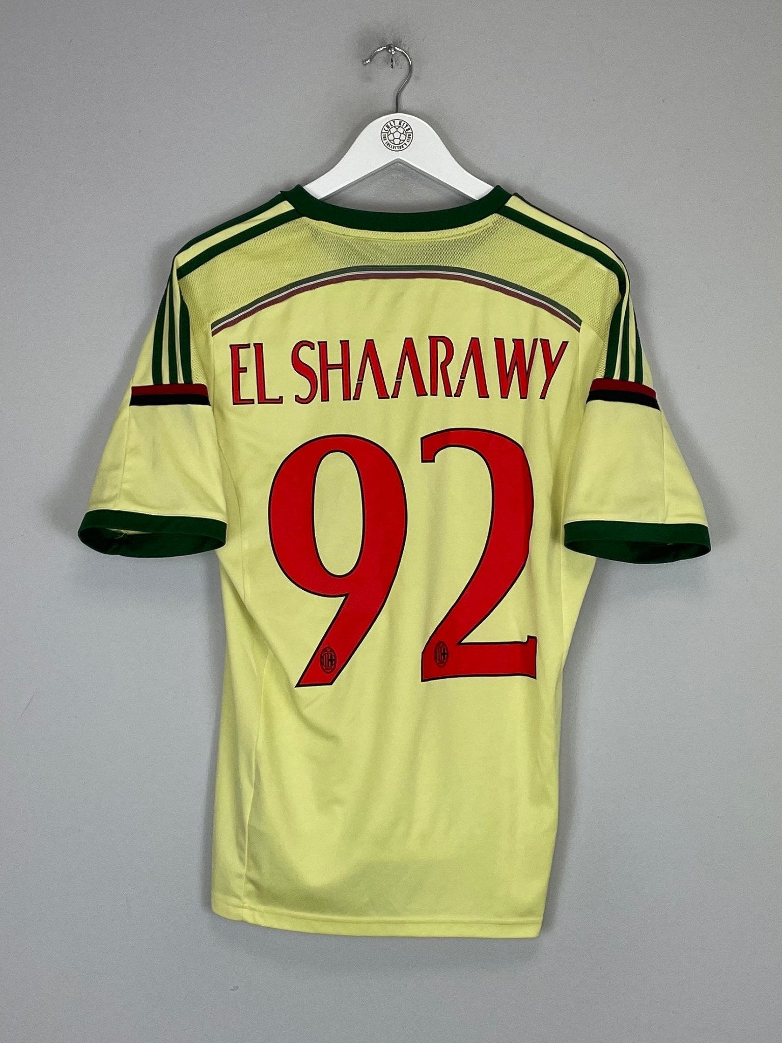 Shop 2014/15 AC MILAN EL SHAARAWY #92 THIRD SHIRT (M) ADIDAS, classic football shirts, vintage football shirts & retro soccer jerseys at Cult Kits