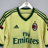 Shop 2014/15 AC MILAN EL SHAARAWY #92 THIRD SHIRT (M) ADIDAS, classic football shirts, vintage football shirts & retro soccer jerseys at Cult Kits