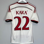 2014/15 AC MILAN KAKA 22 AWAY SHIRT (S) ADIDAS - Cult Kits - Small - Buy Vintage Football Shirts, Authentic Retro Football Shirts For Sale, Classic Football Shirts & Soccer Jersey