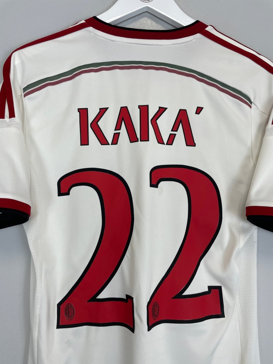 2014/15 AC MILAN KAKA 22 AWAY SHIRT (S) ADIDAS - Cult Kits - Small - Buy Vintage Football Shirts, Authentic Retro Football Shirts For Sale, Classic Football Shirts & Soccer Jersey