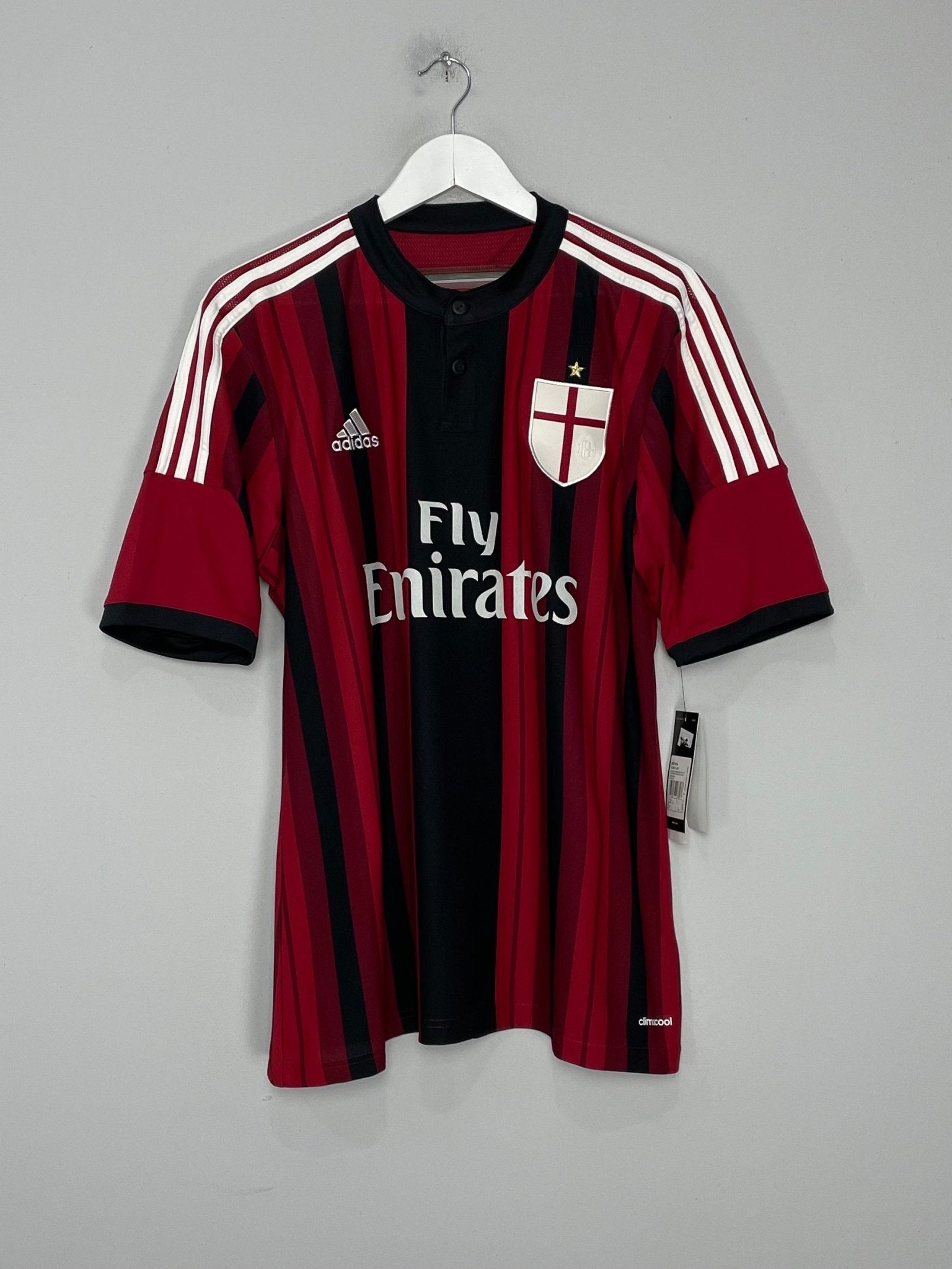 Shop 2014/15 AC MILAN KAKA #22 *BNWT* HOME SHIRT (L) ADIDAS, classic football shirts, vintage football shirts & retro soccer jerseys at Cult Kits