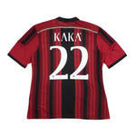 Buy 2014/15 AC Milan Kaka 22 Home Shirt (L) Adidas ~ Free worldwide shipping ~ Authentic Vintage Football Shirts from Cult Kits