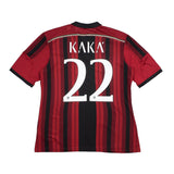 Buy 2014/15 AC Milan Kaka 22 Home Shirt (L) Adidas ~ Free worldwide shipping ~ Authentic Vintage Football Shirts from Cult Kits