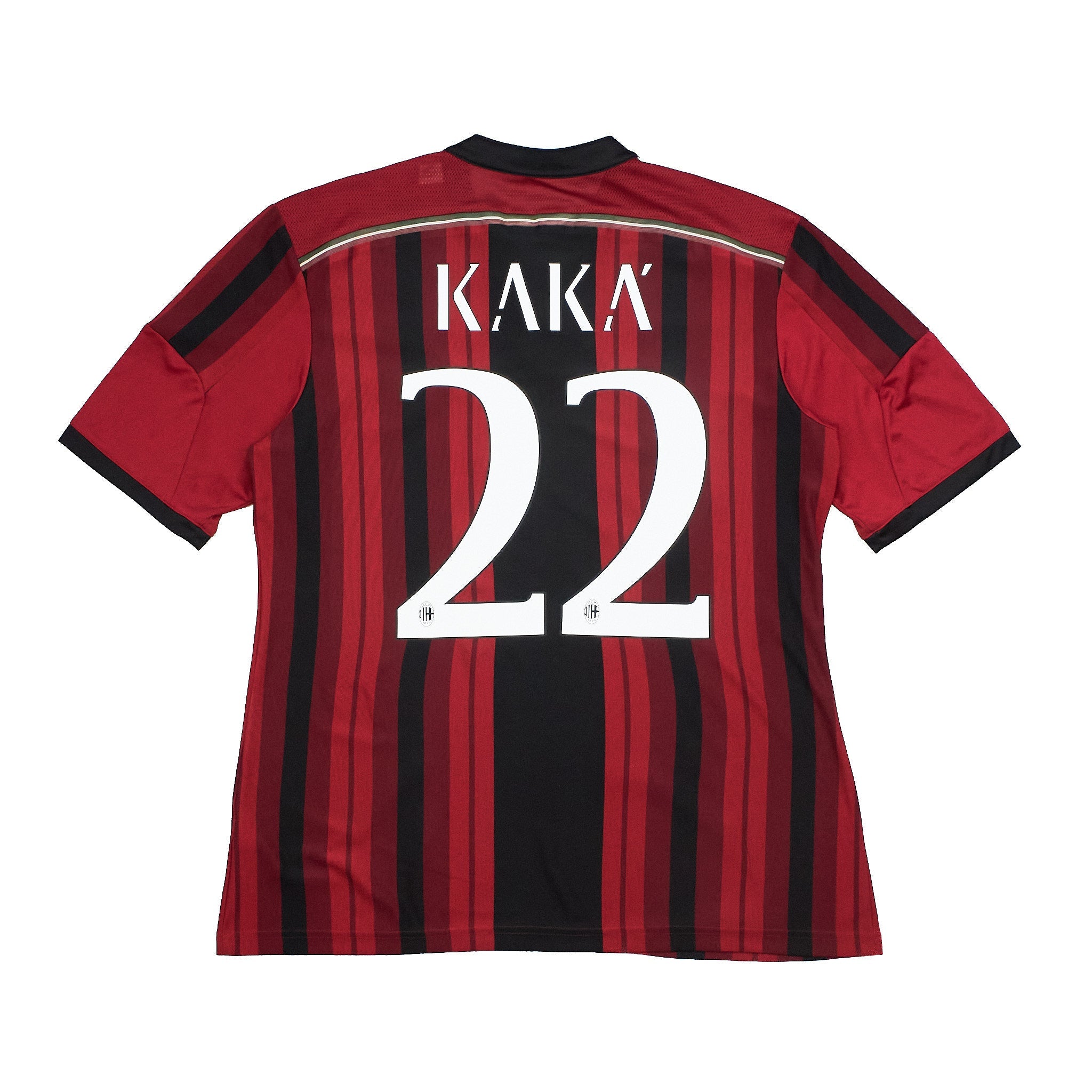 Buy 2014/15 AC Milan Kaka 22 Home Shirt (L) Adidas ~ Free worldwide shipping ~ Authentic Vintage Football Shirts from Cult Kits