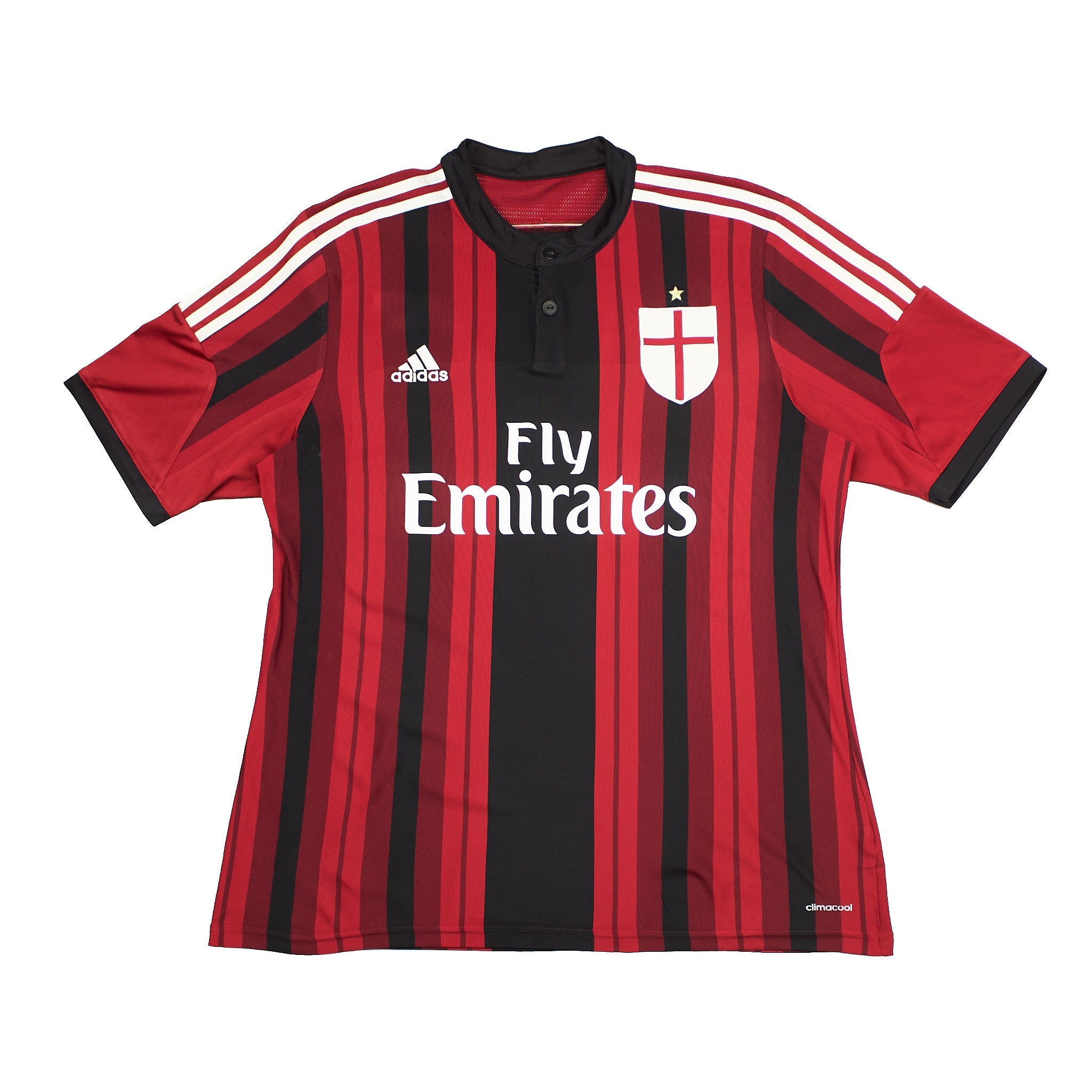 Buy 2014/15 AC Milan Kaka 22 Home Shirt (L) Adidas ~ Free worldwide shipping ~ Authentic Vintage Football Shirts from Cult Kits