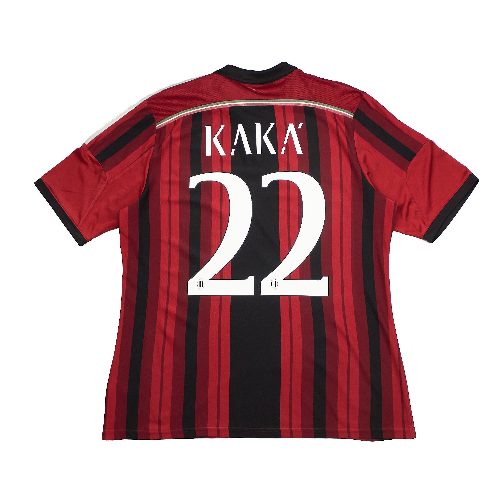 Buy 2014/15 AC Milan Kaka 22 Home Shirt (L) Adidas ~ Free worldwide shipping ~ Authentic Vintage Football Shirts from Cult Kits