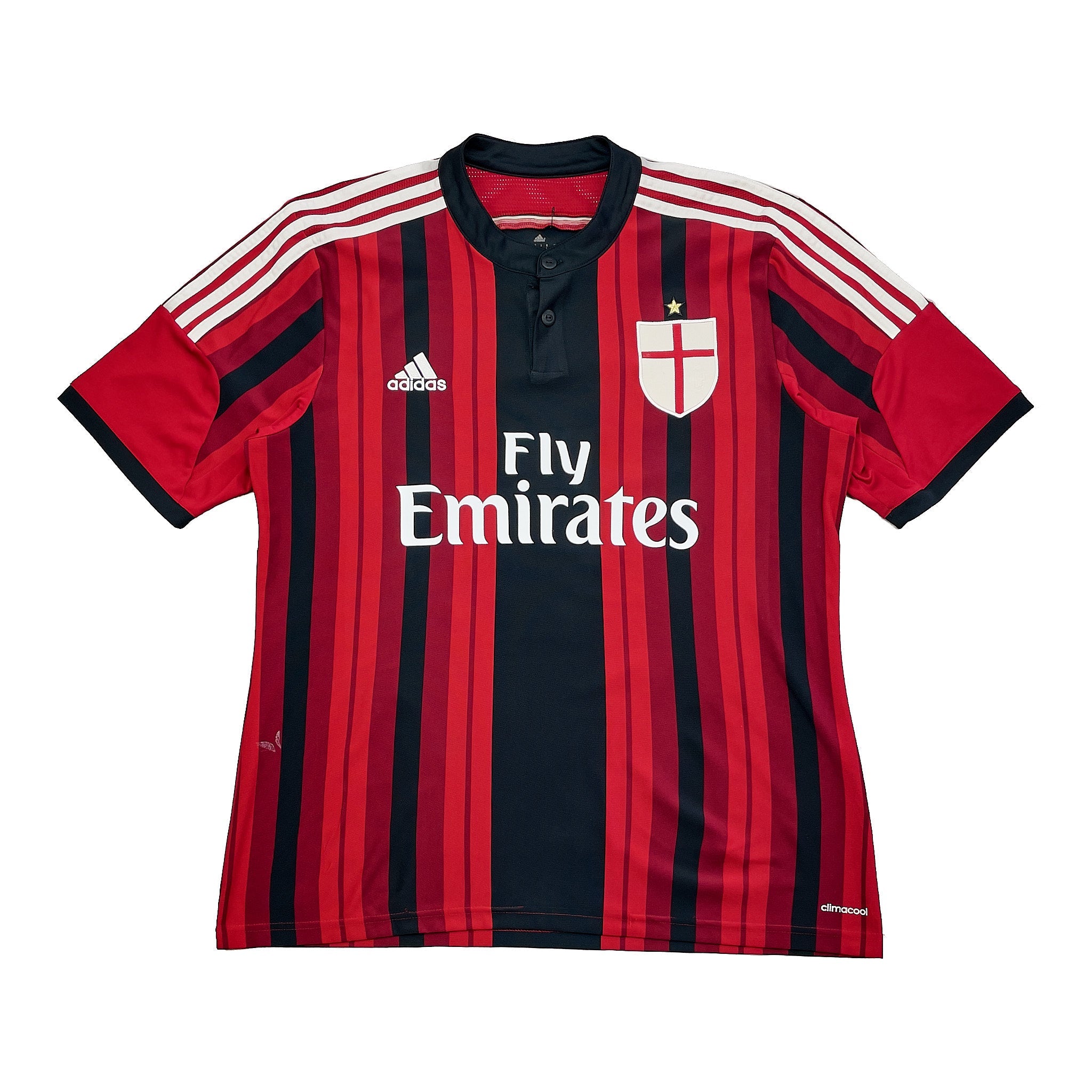 Buy 2014/15 AC Milan Kaka 22 Home Shirt (L) Adidas ~ Free worldwide shipping ~ Authentic Vintage Football Shirts from Cult Kits
